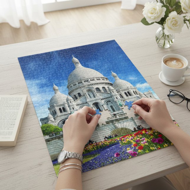 Puzzle Jardín Soleado de París Sacre Coeur (Subido por el creador)