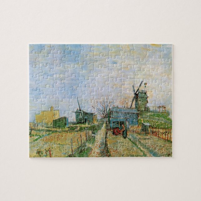 Puzzle Jardín vegetal de Montmartre por Vincent van Gogh (Horizontal)