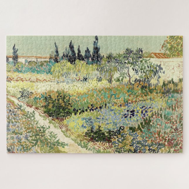 Puzzle Jardín Vincent Van Gogh en Arles (Horizontal)