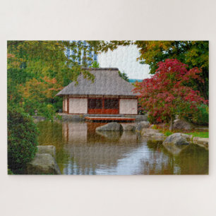 Puzzle Jardín Zen Japonés Hamburgo Alemania. Jigsaw Puzzl