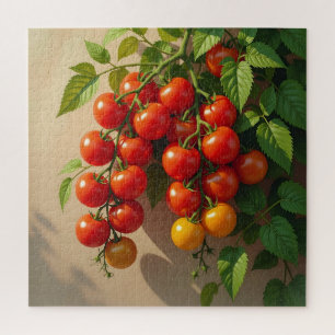 Puzzle Jardinería de plantas de tomate con vibraciones de