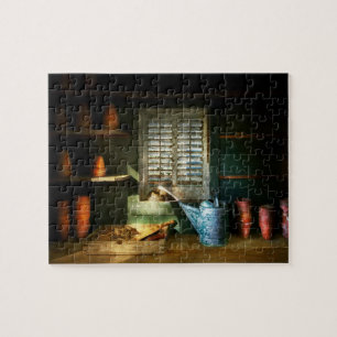 Puzzle Jardinero - El cobertizo de los alfareros