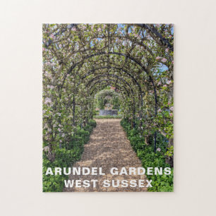 Puzzle Jardines Arundel en primavera, foto de West Sussex