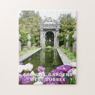 Puzzle Jardines Arundel en primavera, Sussex occidental