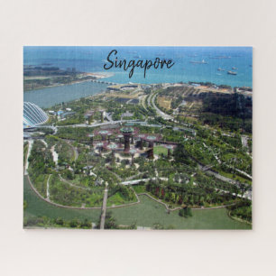 Puzzle jardines de la bahía de singapur