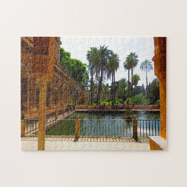Puzzle Jardines del Alcazar de Sevilla, España (Horizontal)
