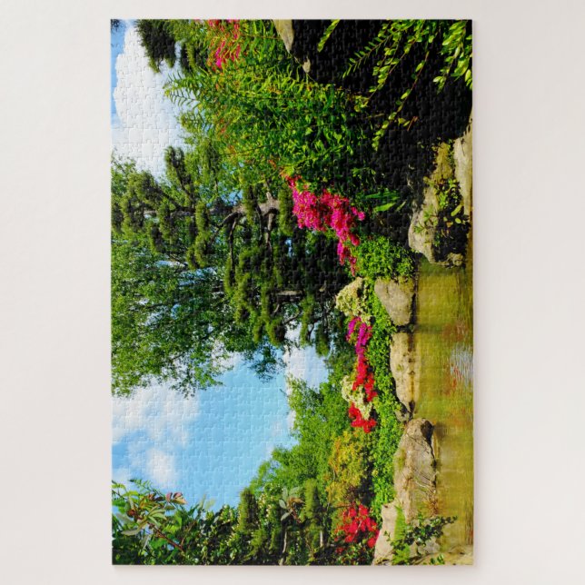 Puzzle Jardines japoneses de Düsseldorf. (Vertical)