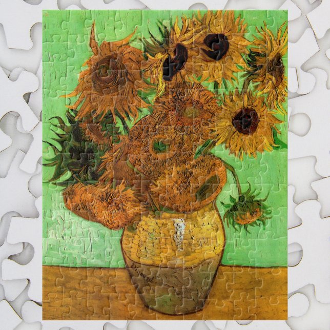 Puzzle Jarrón con doce girasoles de Vincent van Gogh (Subido por el creador)