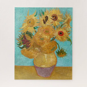 Puzzle Jarrón con doce girasoles   Van Gogh  