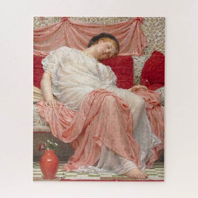 Puzzle Jasmine (bella joven durmiendo) (Vertical)