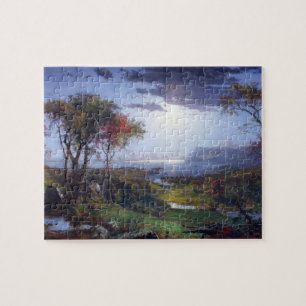 Puzzle Jaspe Francisco Cropsey - otoño - en el Hudson Ri