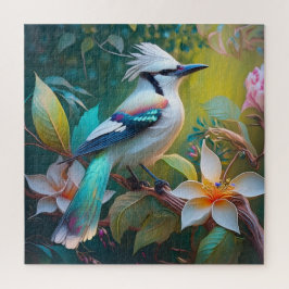 Puzzle Jay Crested Verde azulada Winged