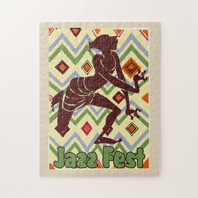 Puzzle Jazz Fest Abstract Dancer (Vertical)