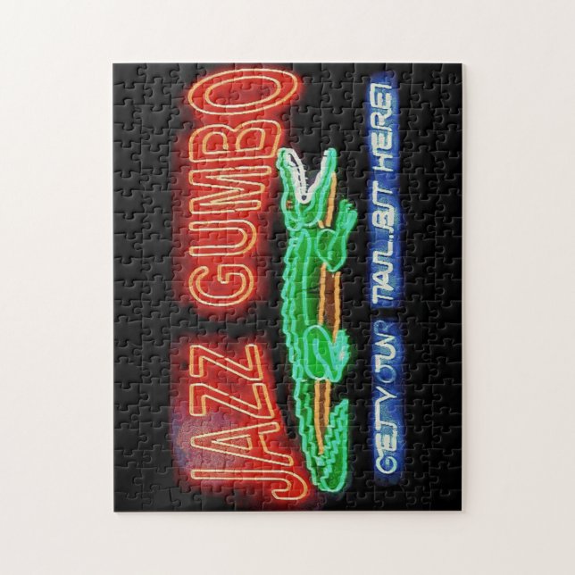 Puzzle Jazz Fest Resumen Gator Musical Instrates (Vertical)