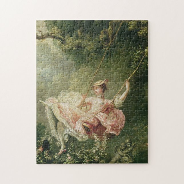 Puzzle Jean-Honoré Fragonard - La flor (Vertical)