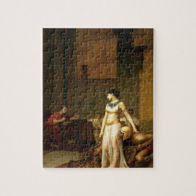 Puzzle Jean-Leon Gerome-Cleopatra y Caesar (Vertical)