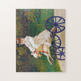Puzzle Jean Monet en un caballo mecánico Claude Monet