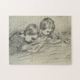 Puzzle Jean-Pierre Hoschedé & Michel Drawing Monet Fine