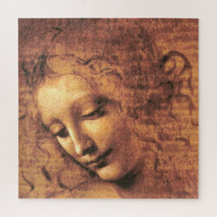 Puzzle Jefa de la Mujer La Scapigliata Leonardo Da Vinci