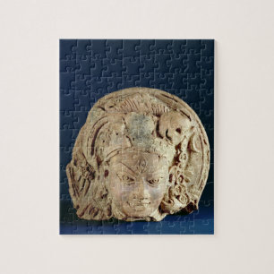 Puzzle Jefe de Ardhanarisvara, Newal, Unnao (terracota)