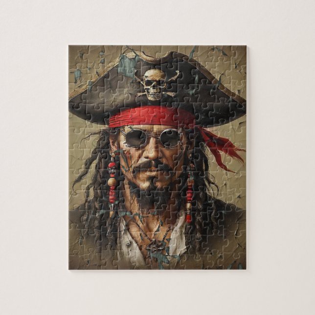 Puzzle Jefe de Pirata de Maine de España (Vertical)