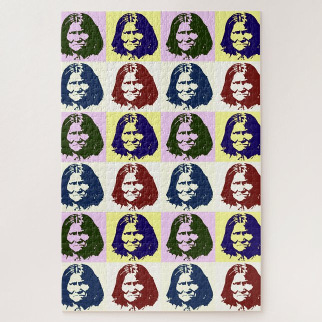 Puzzle Jefe legendario hindú del arte pop Gerónimo (Vertical)