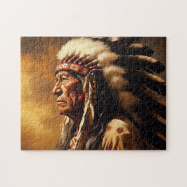 Puzzle Jefe nativo americano