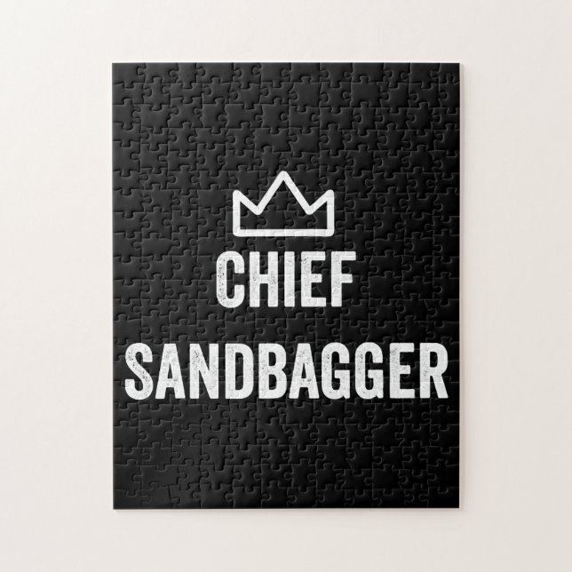 Puzzle Jefe Sandbagger Golf Meme Bjj Chess Sandbag (Vertical)