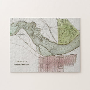 PUZZLE JEFFERSONVILLE, INDIANA: MAPA