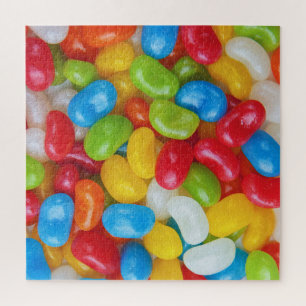 Puzzle Jelly Beans, Rainbow Colored & Sweet Candy