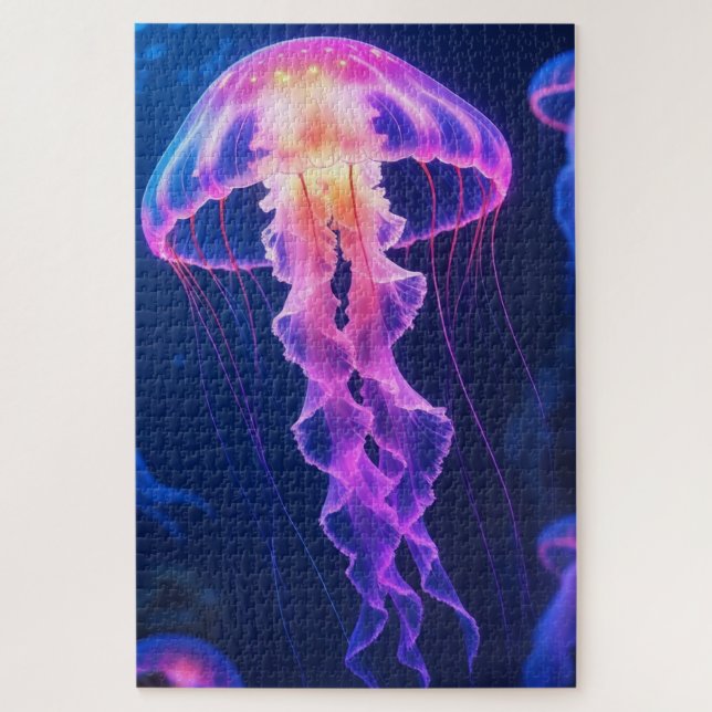 Puzzle Jellyfish Ocean Underwater Life (Vertical)