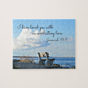 Puzzle Jeremías 31:3 Te he amado con un eterno