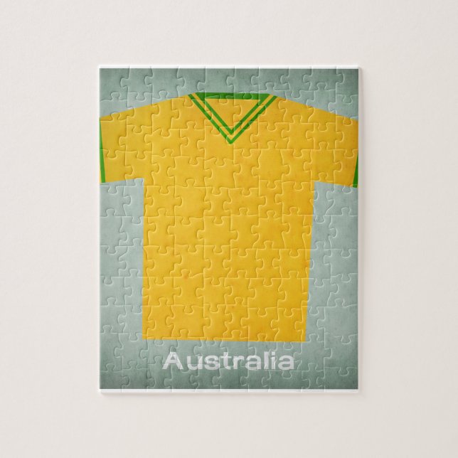 Puzzle Jersey retro Australia del fútbol (Vertical)
