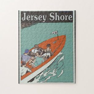 Puzzle Jersey Shore, paseo en barco,