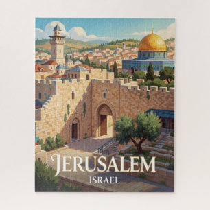 Puzzle Jerusalén Israel Ciudad Antigua Viajes