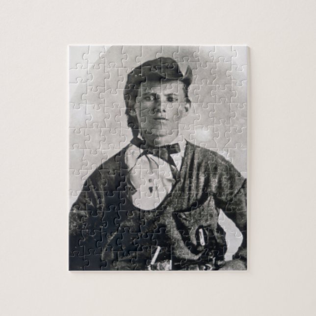 Puzzle Jesse Woodson James (foto de b/w) (Vertical)