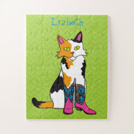Puzzle Jester the Cat Kids personalizado