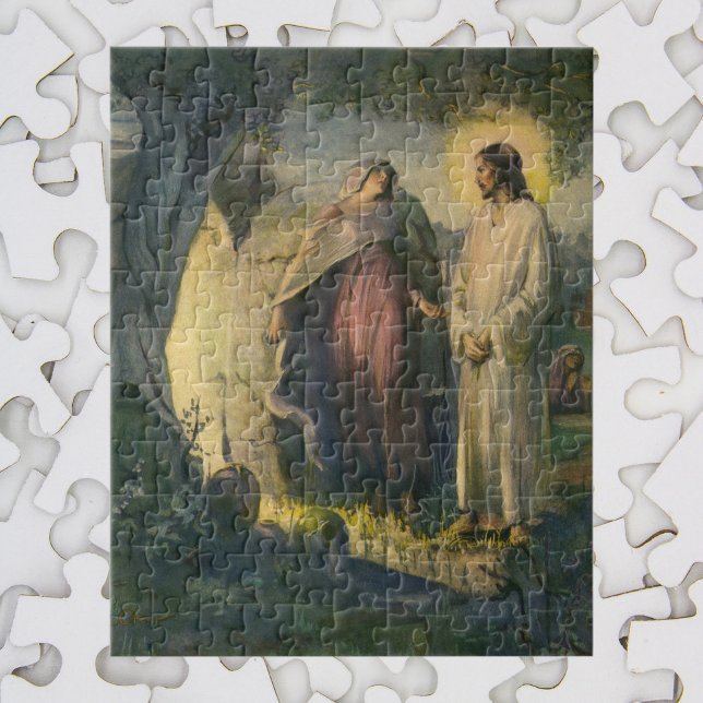 Puzzle Jesucristo ascendido por la tumba de ML Greer (Subido por el creador)