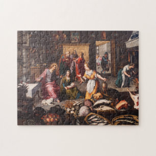 Puzzle Jesucristo con Marta y María - Joos Goemaere