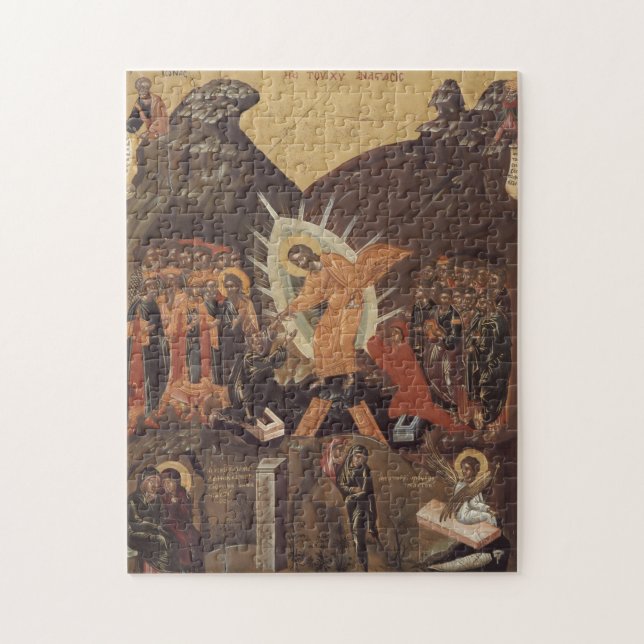 Puzzle Jesucristo Harrowing of Hell Ortodox Icon (Vertical)