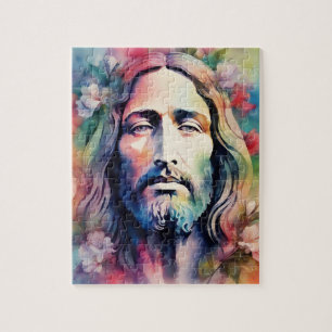 Puzzle Jesús acuarela