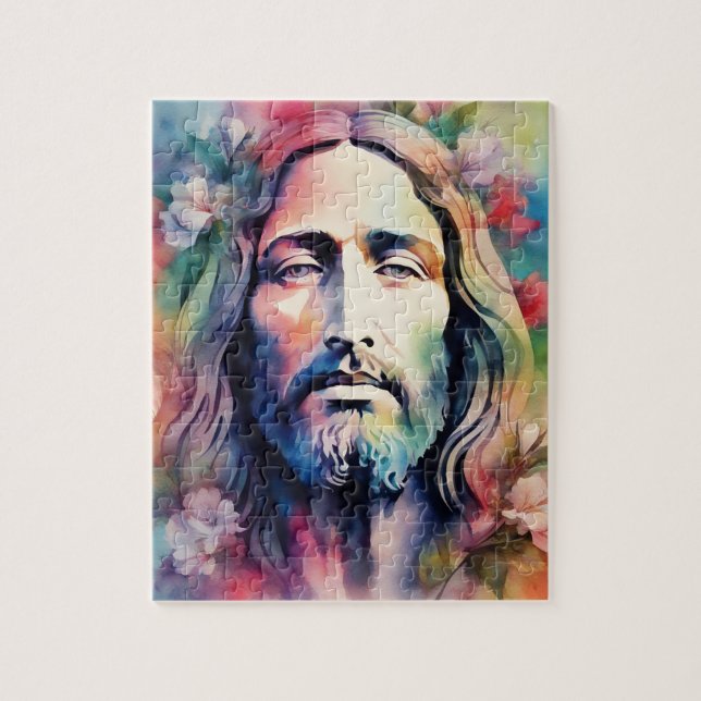 Puzzle Jesús acuarela (Vertical)
