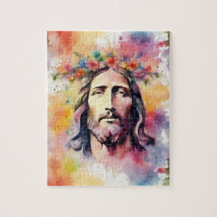 Puzzle Jesús acuarela