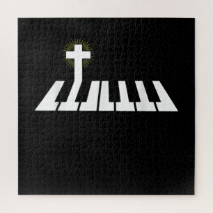 Puzzle Jesús Amor  Cruz de Piano Cristiana Jesús Fe