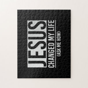 Puzzle Jesús Cambió Mi Vida Preguntándome Cómo Jesús