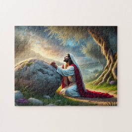 Puzzle Jesus Christ Gethsemane Prayer Christian Garden