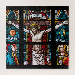 Puzzle Jesús crucificado en la cruz