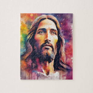 Puzzle Jesús de la acuarela