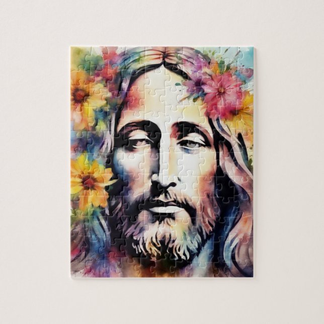 Puzzle Jesús de la acuarela (Vertical)