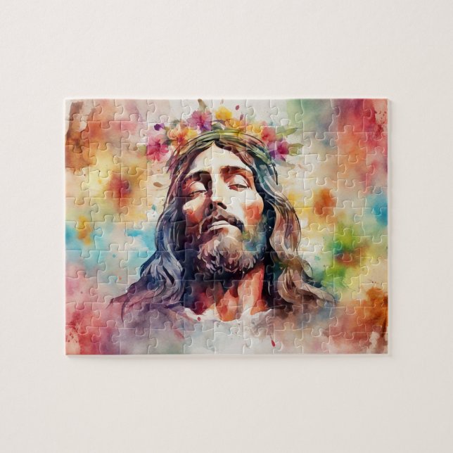 Puzzle Jesús de la acuarela (Horizontal)
